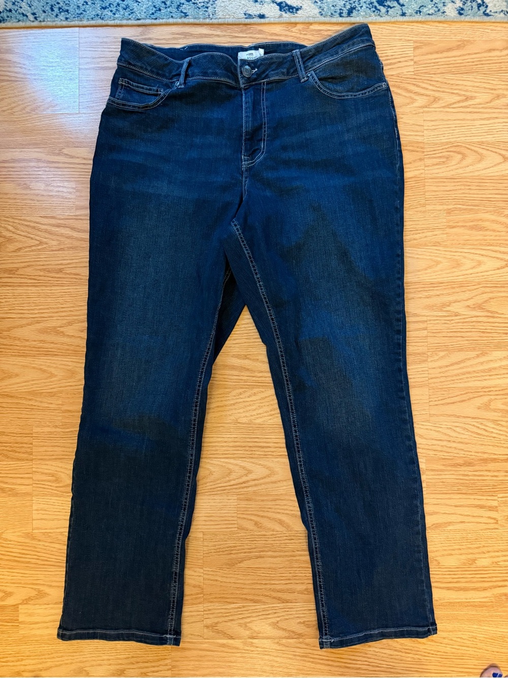 Maurices Dark Blue Straight Leg Women's Jeans